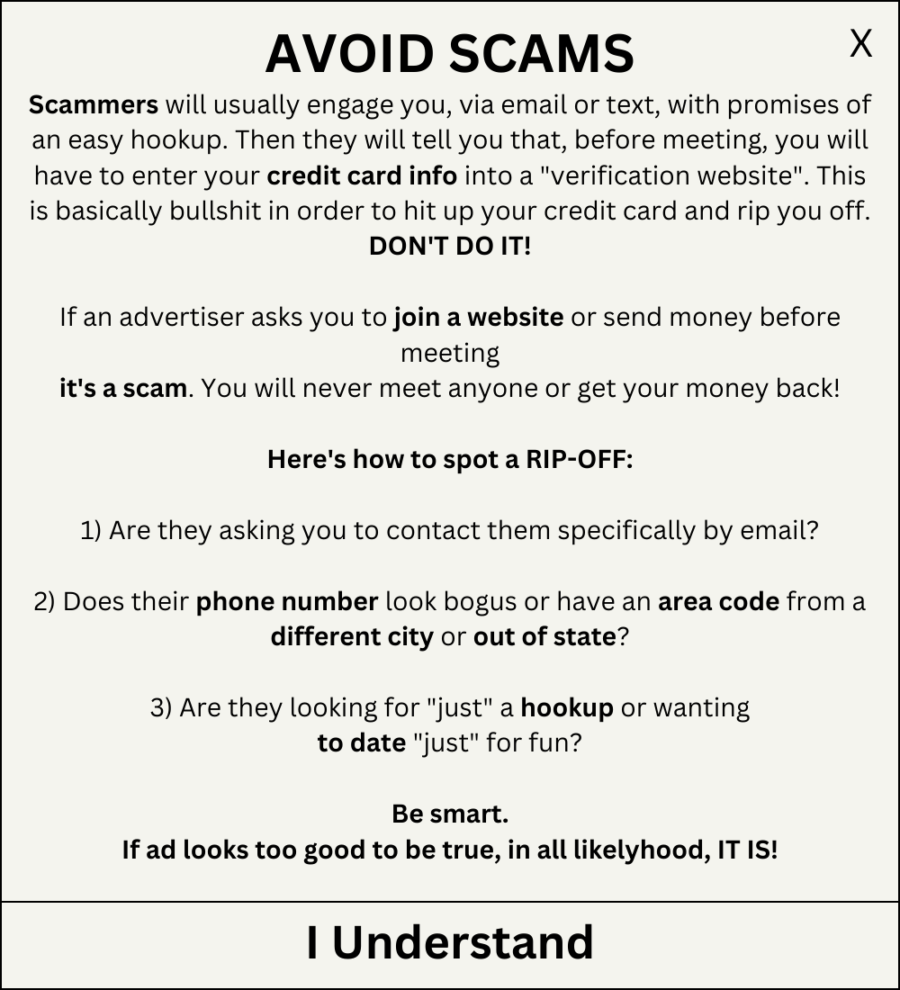 Avoid scams note